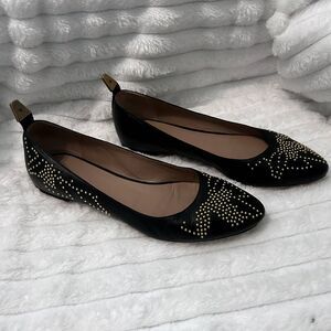 Chloe Suzanna Studded Ballerina Flats